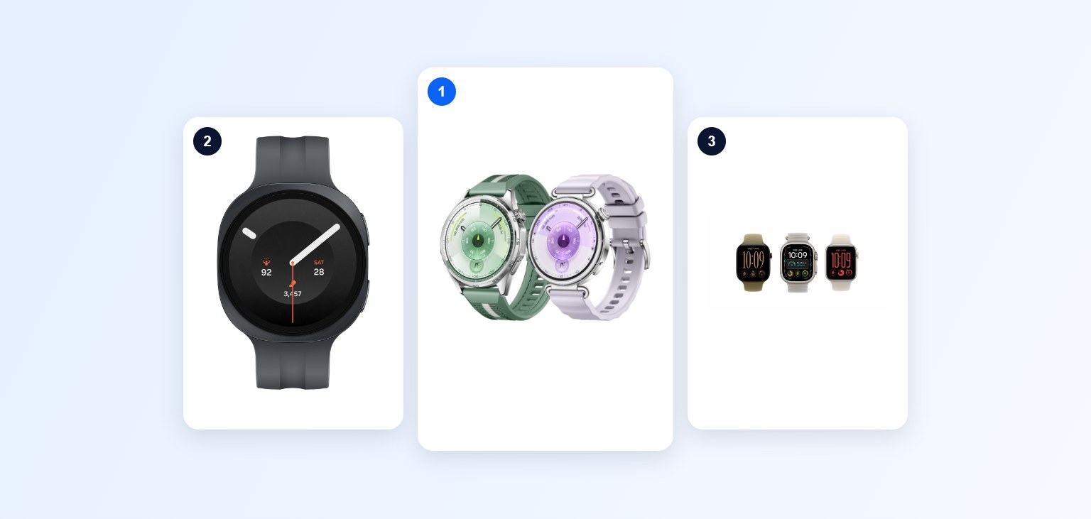 Najlepsze smartwatche 2026 — top 3 modele